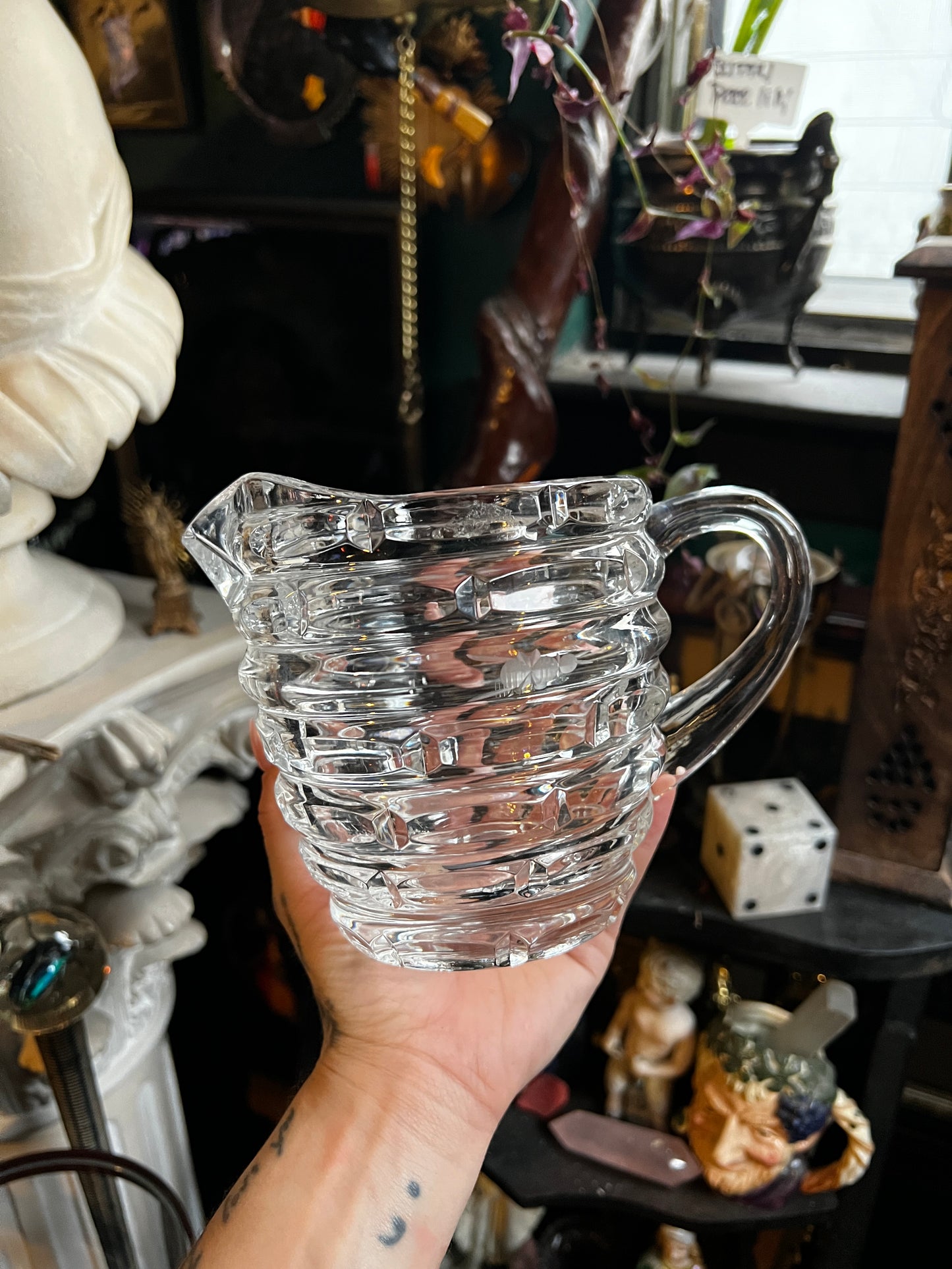 Crystal Beehive Pitcher