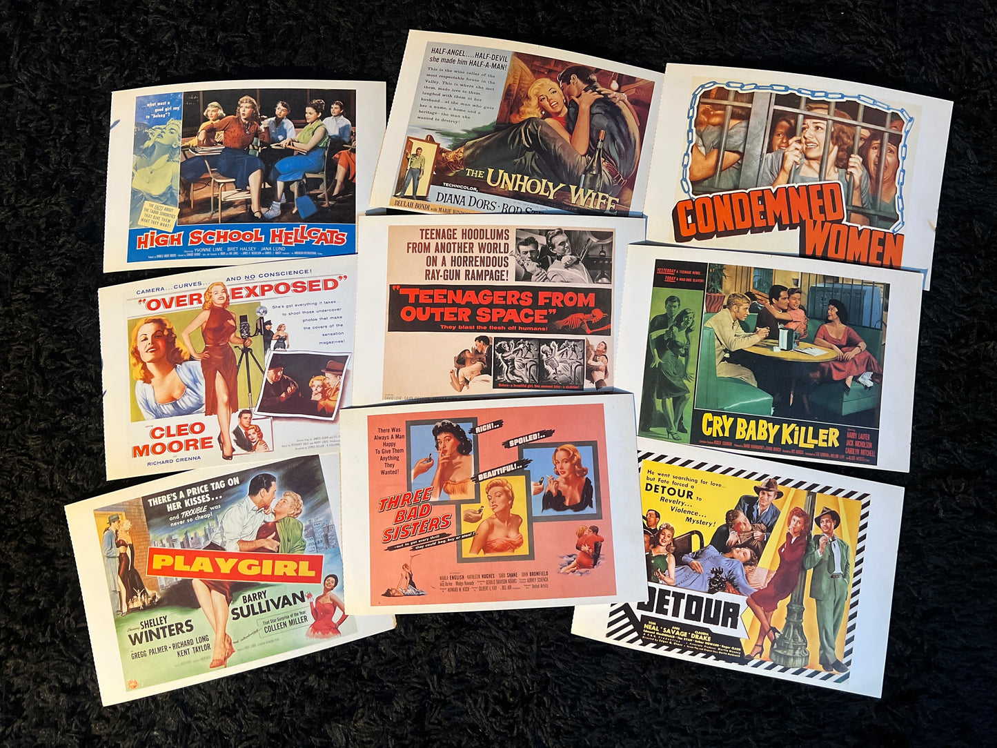 Vintage Film Noir Poster Postcards