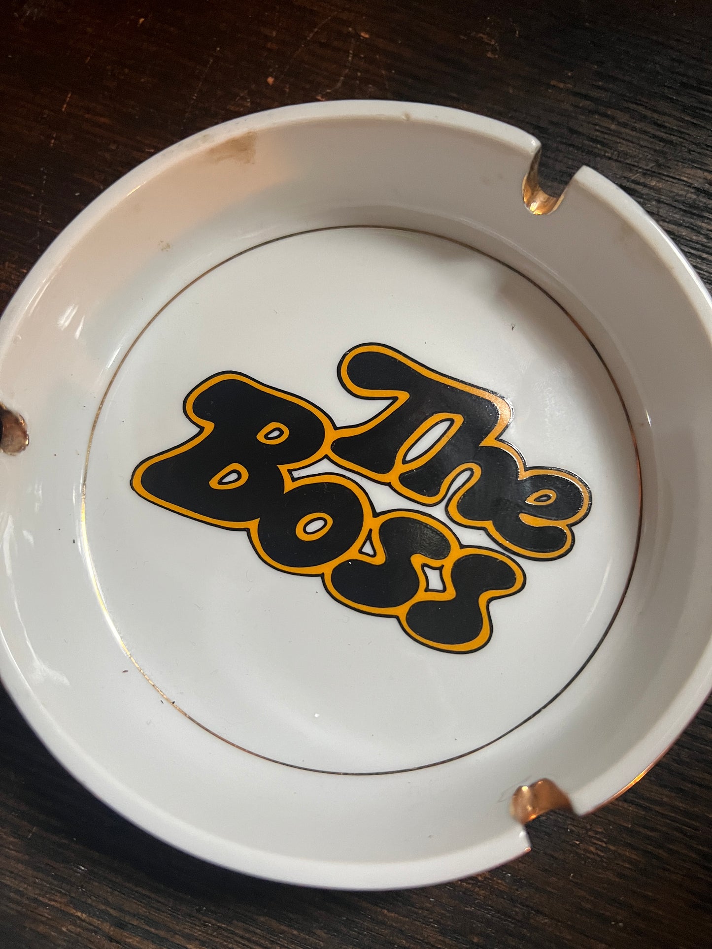 Vintage The Boss Ashtray