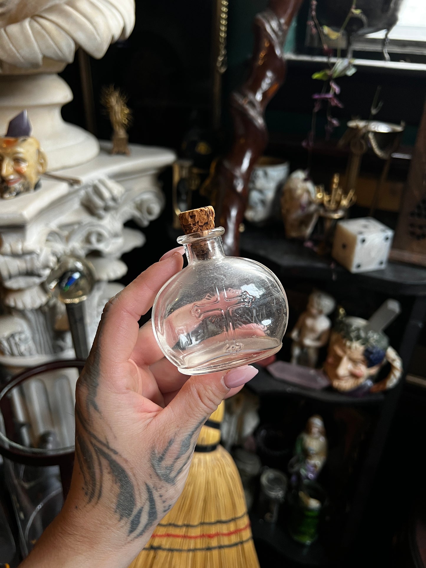 Antique Holy Water Bottle