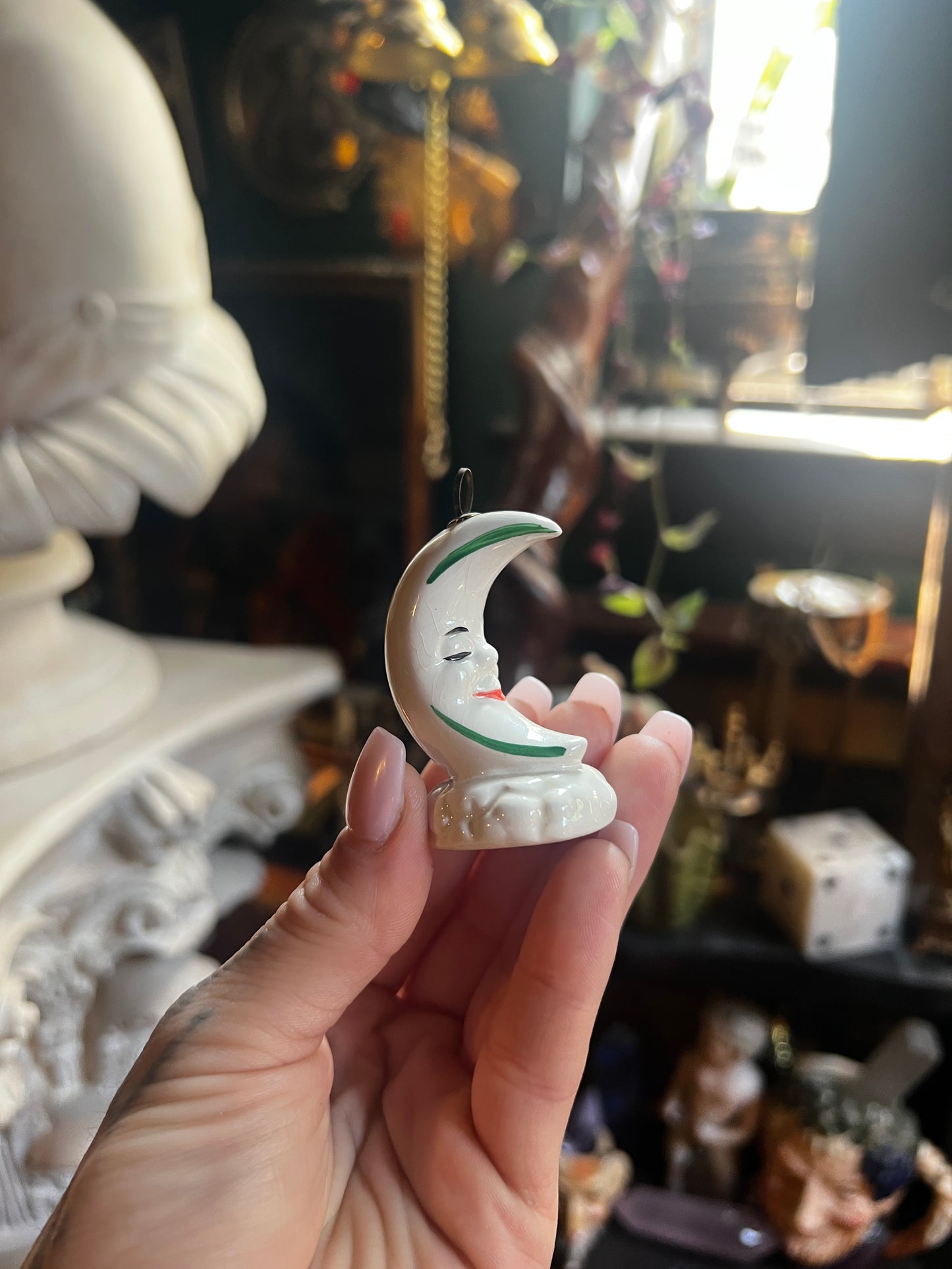 Goebel Germany Crescent Moon Ornament