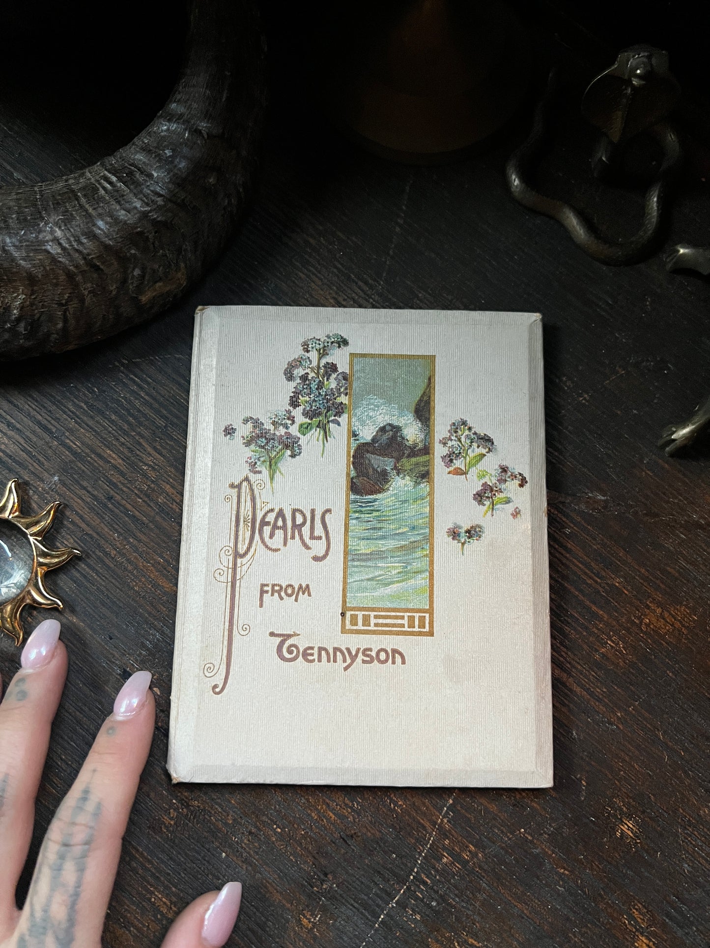 Pearls from Tennyson 1900’s Poetry Book