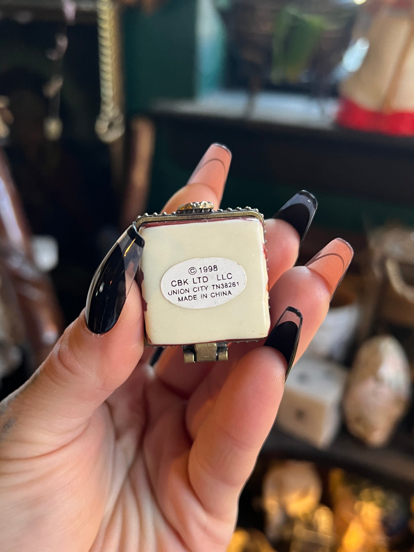 Dessert Porcelain Trinket Box