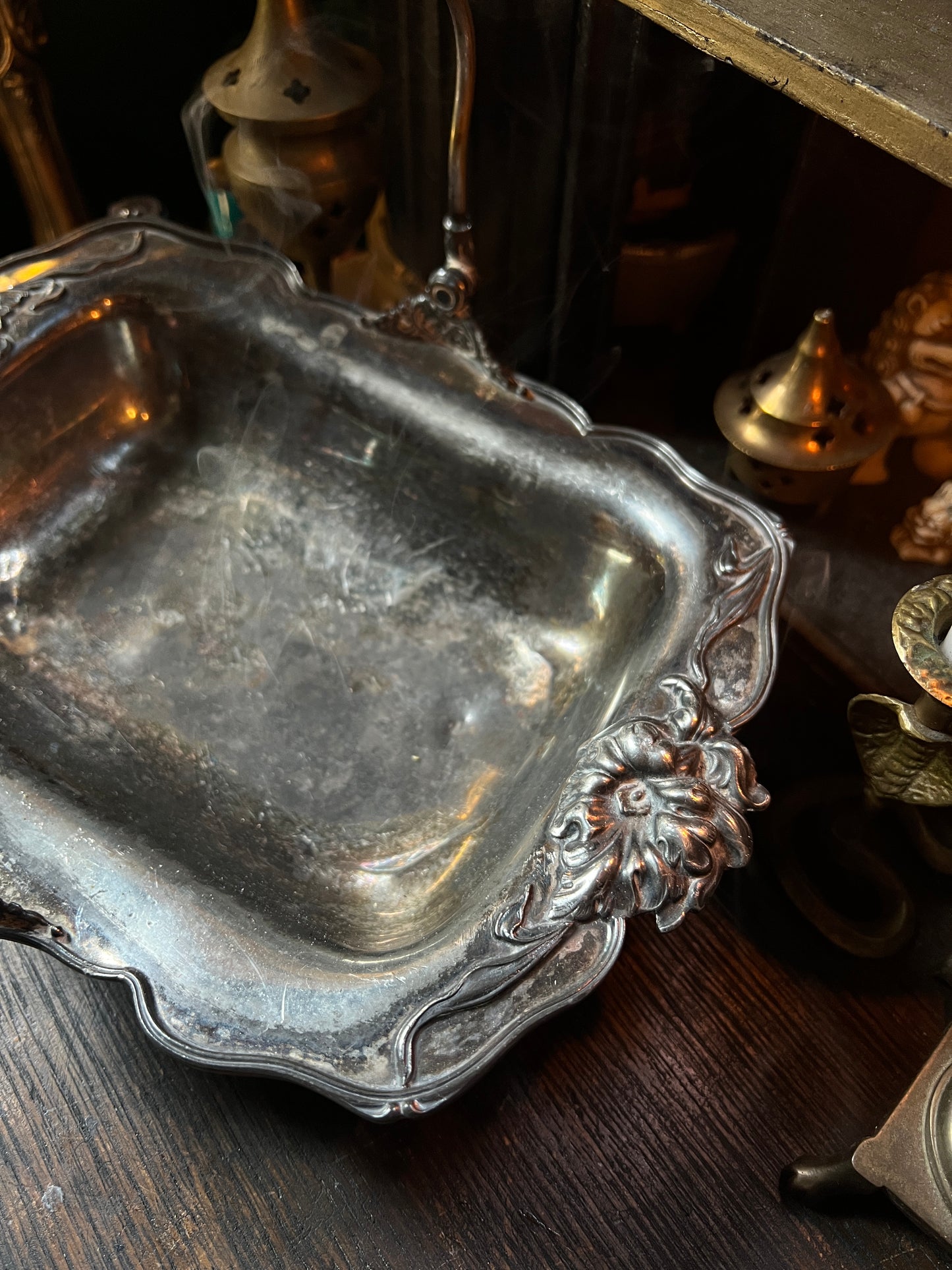 Art Nouveau Victor Silver Quadruple-plated Basket