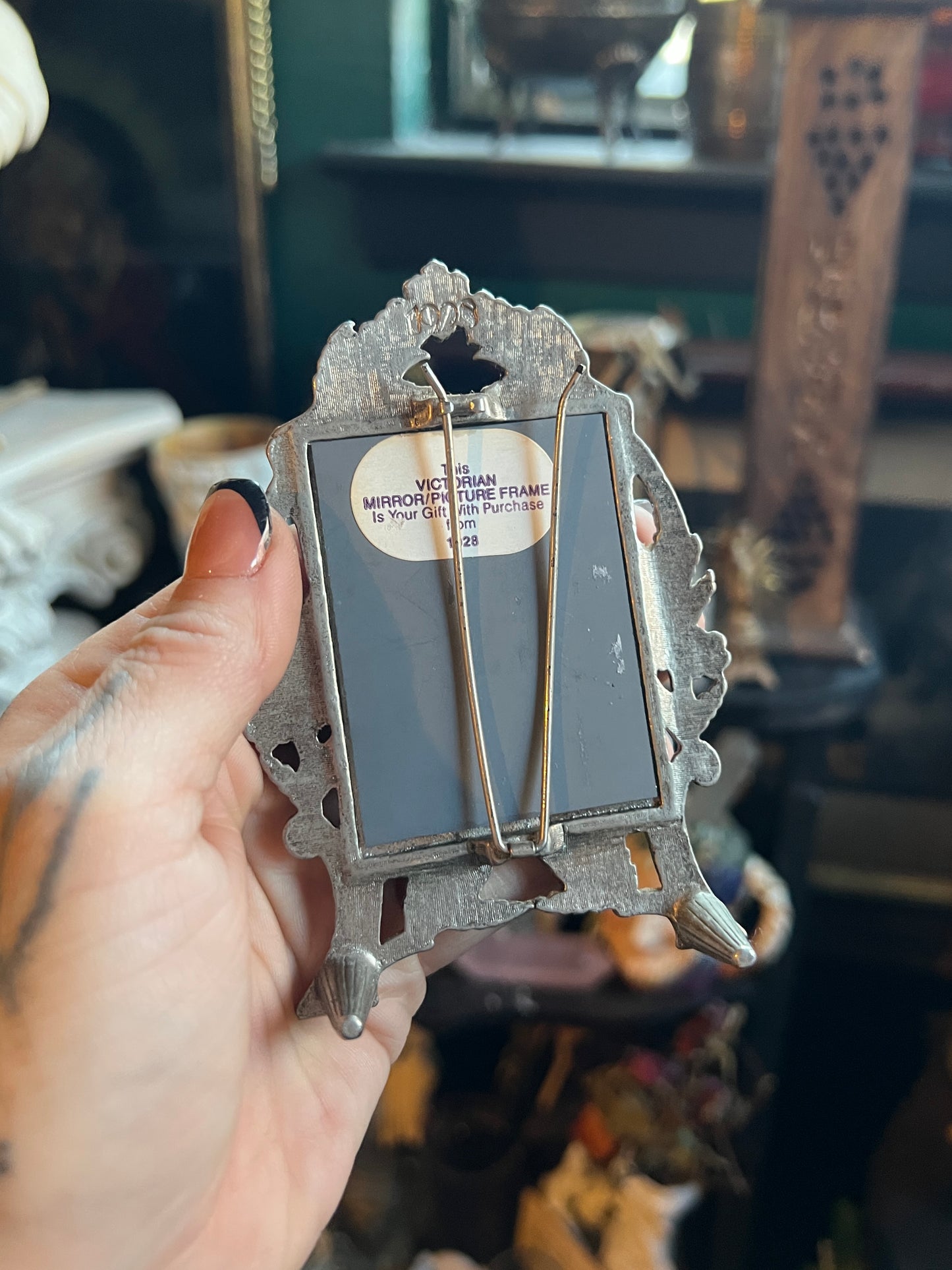 Miniature Victorian Framed Mirror