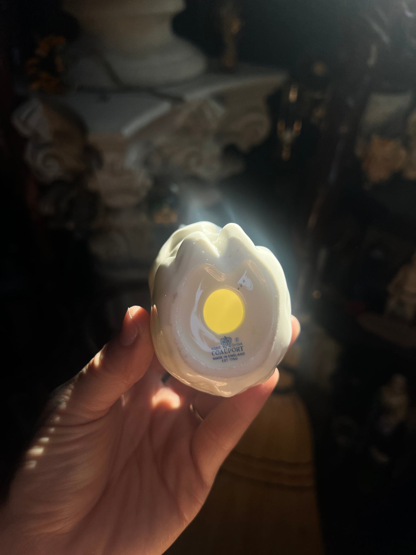 Porcelain Hedgehog Figurine