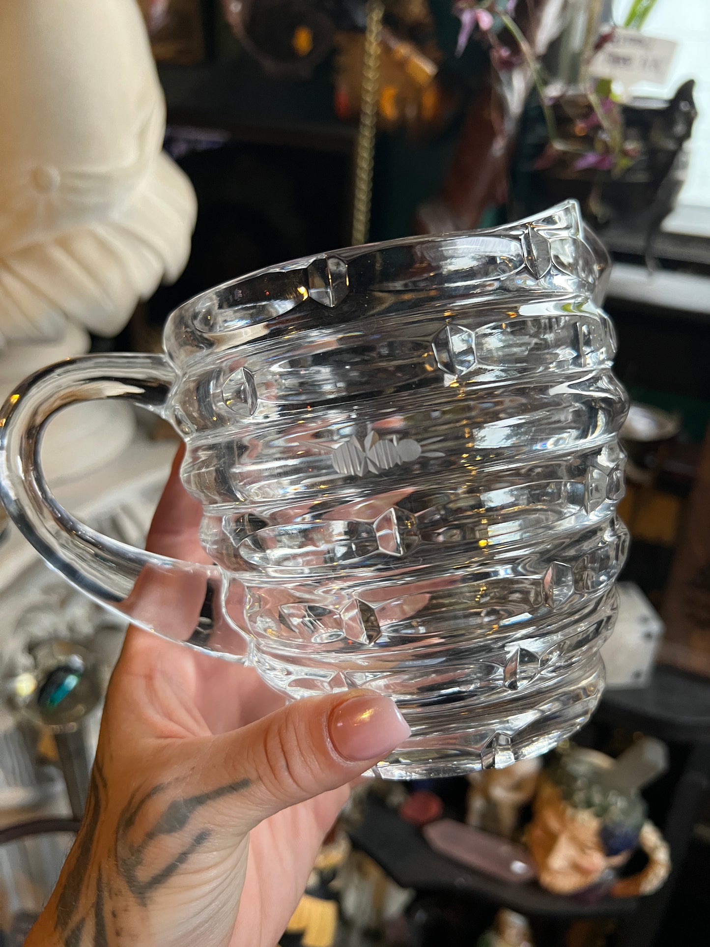 Crystal Beehive Pitcher