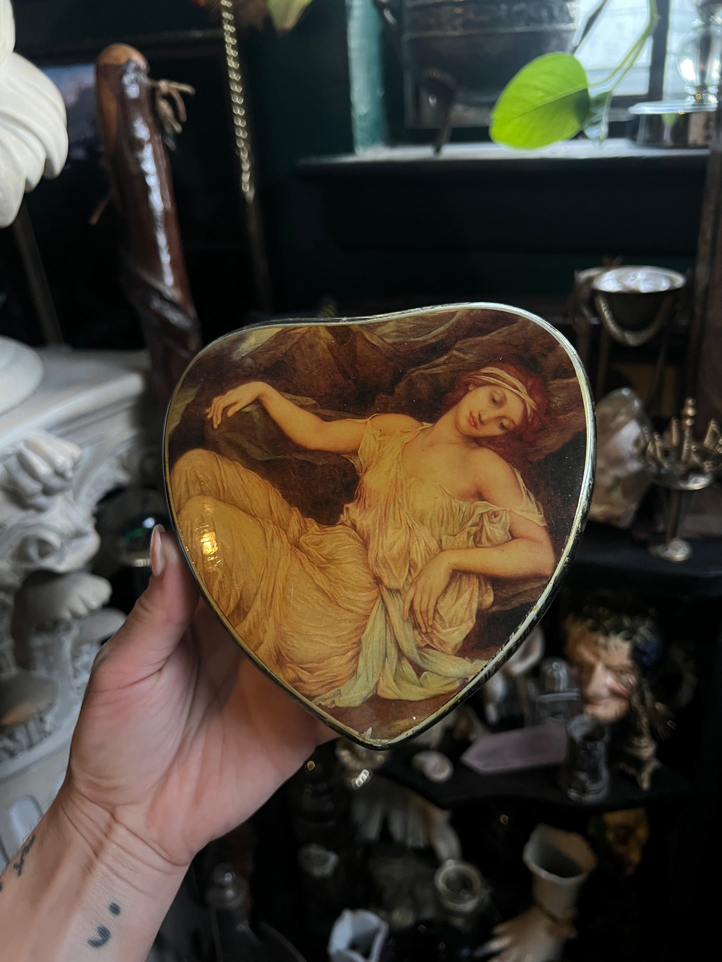 Dante Gabriel Rossetti Heart Trinket Box