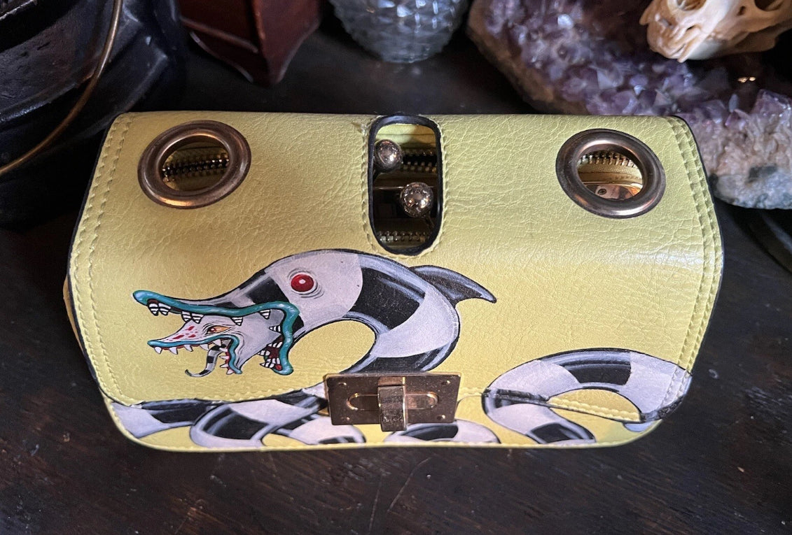 All Drawn Beetlejuice Shoulder Bag