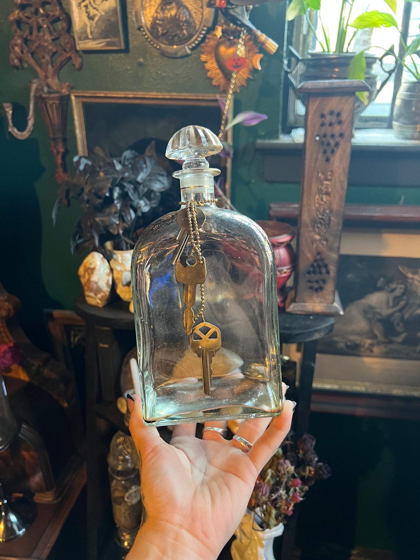 Jerez Spain Decanter with Keys