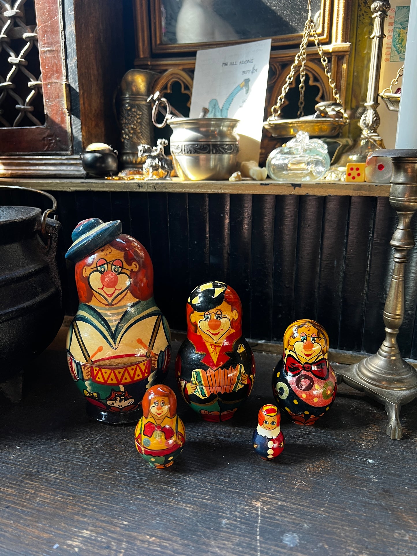 Clown Russian Nesting Dolls