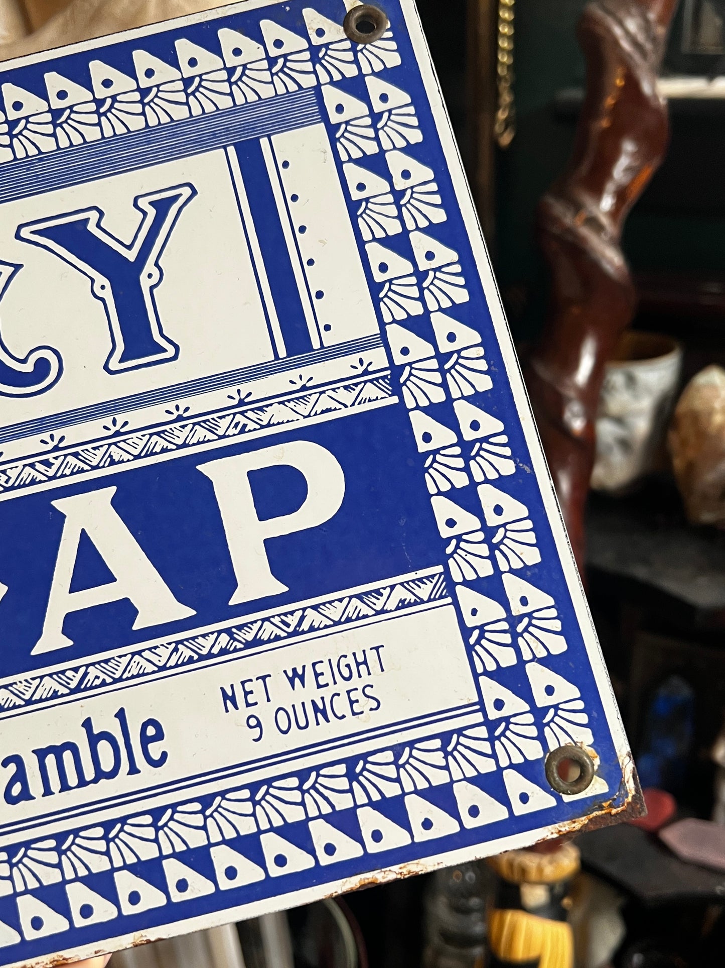 Vintage Ivory Soap Proctor and Gamble Metal Sign