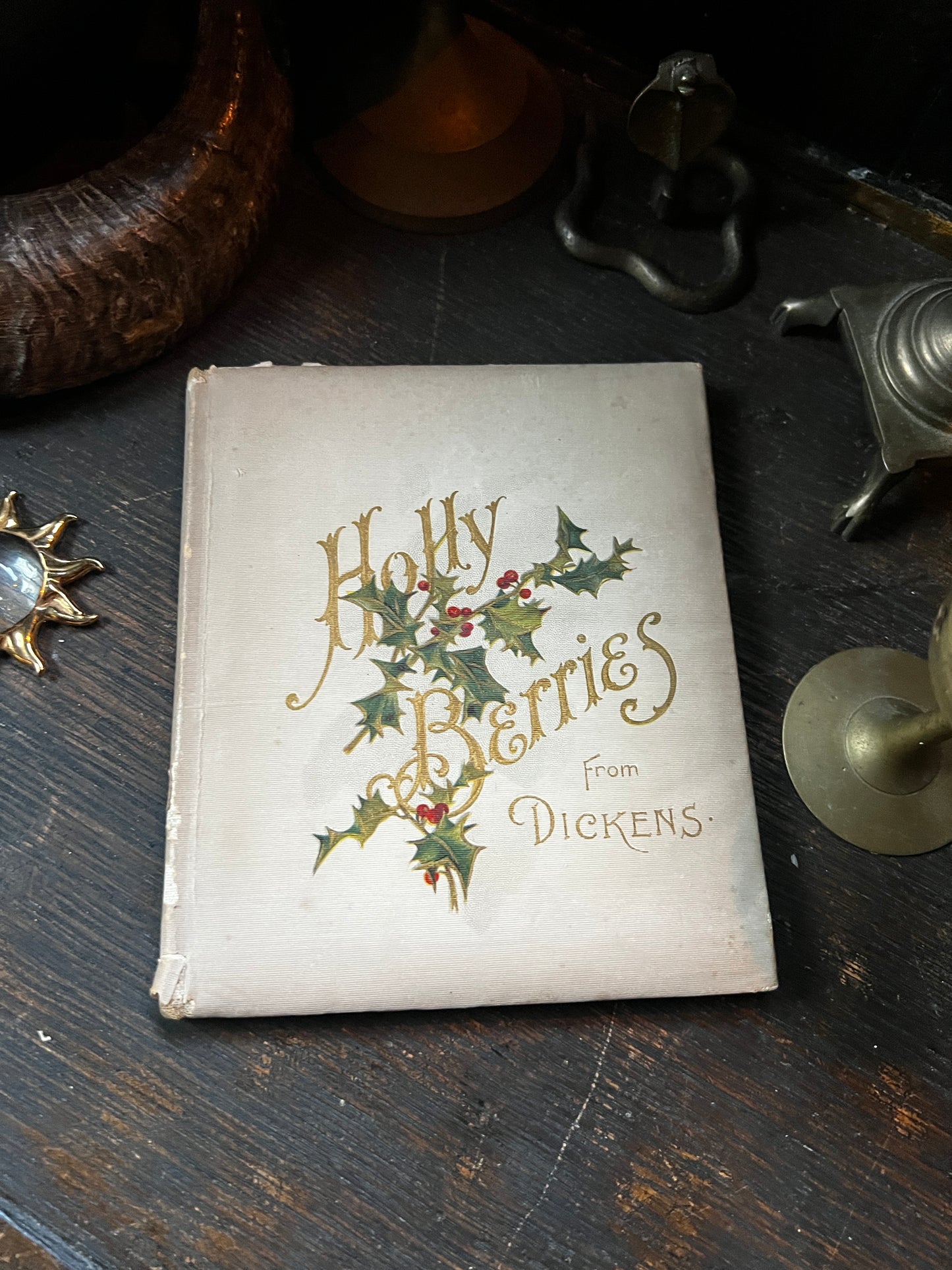 Rare 1898 Holly Berries by Charles Dickens