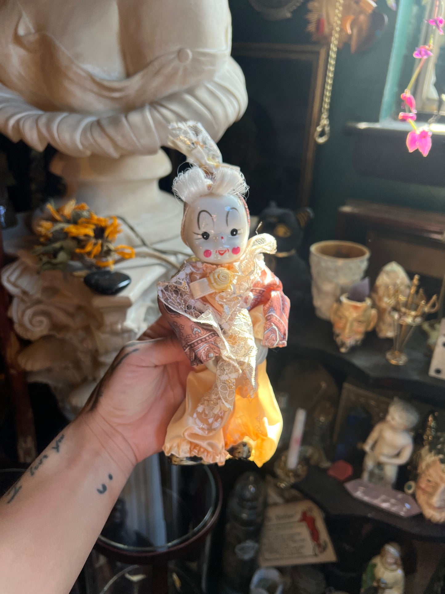 1980s Hand Painted Clown