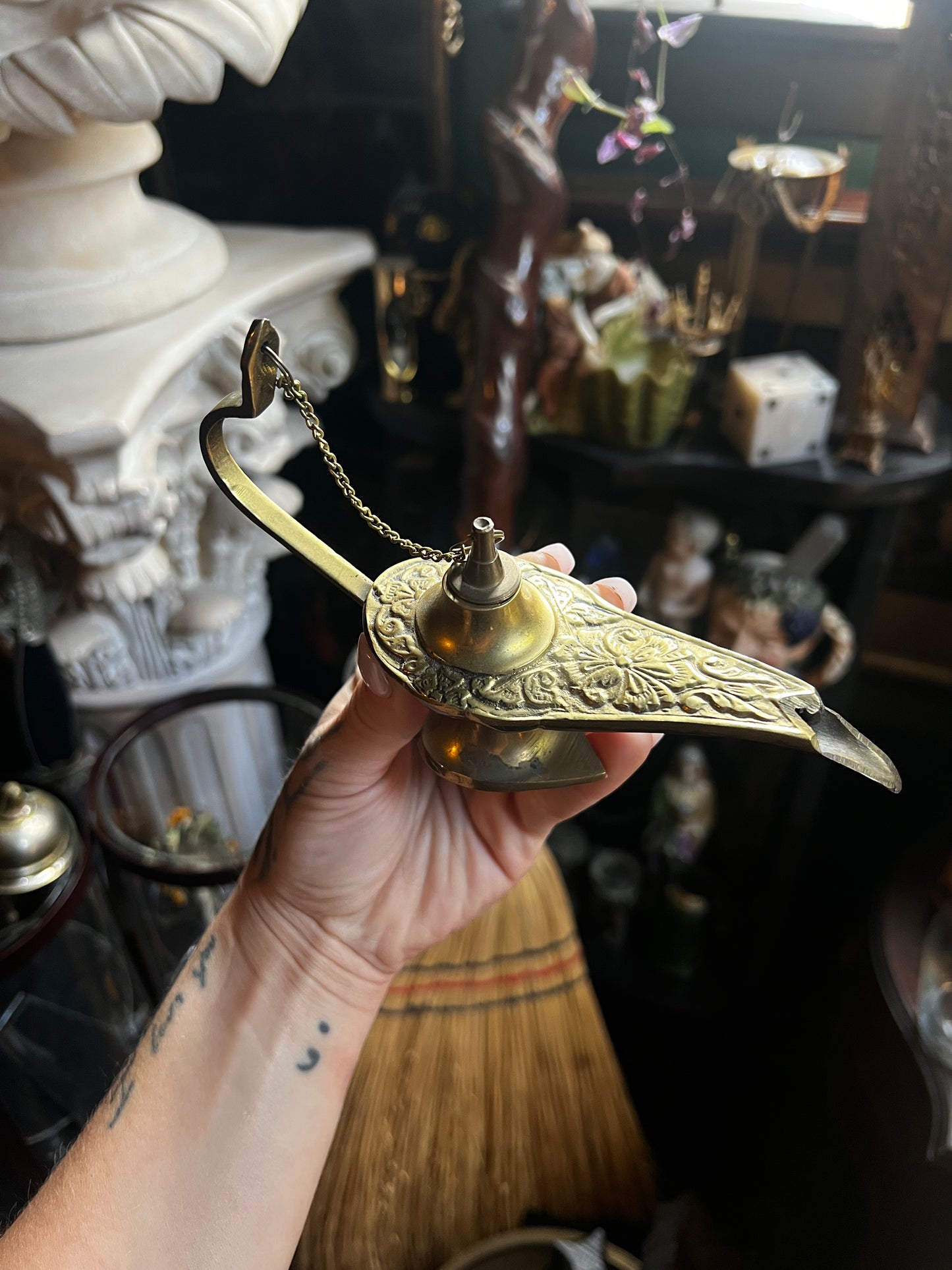 Brass Genie Bottle