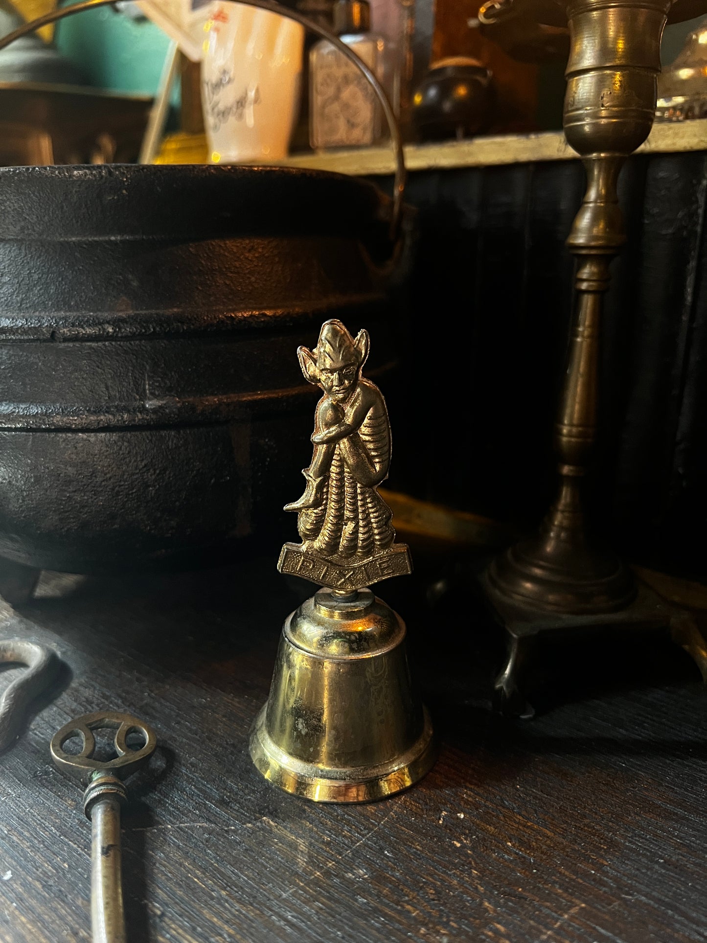 Brass Pixie Bell