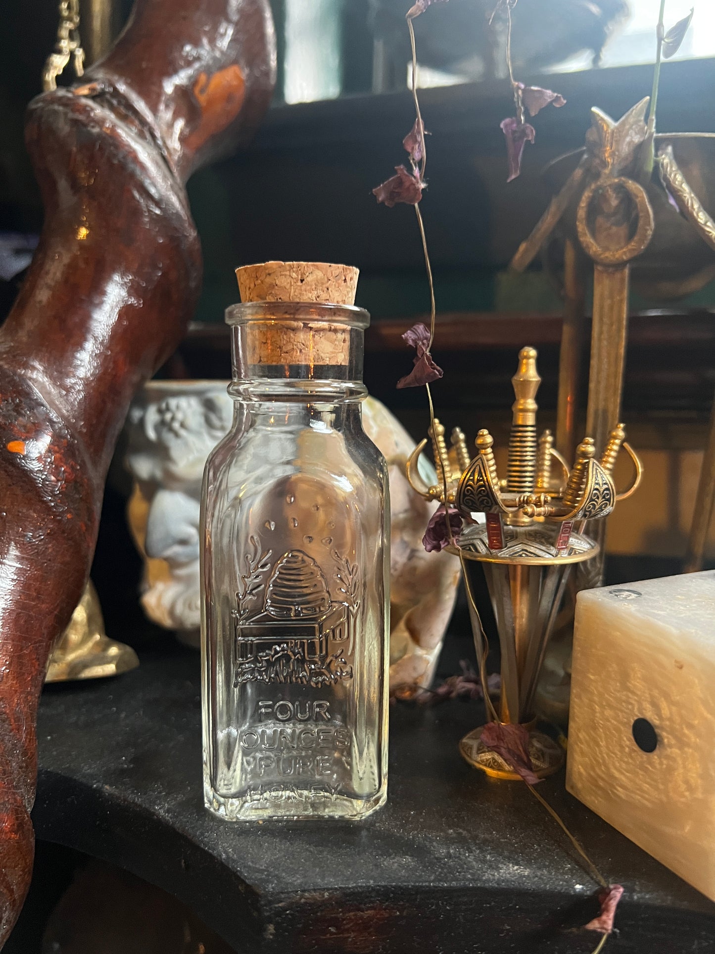 Glass Honey Jars