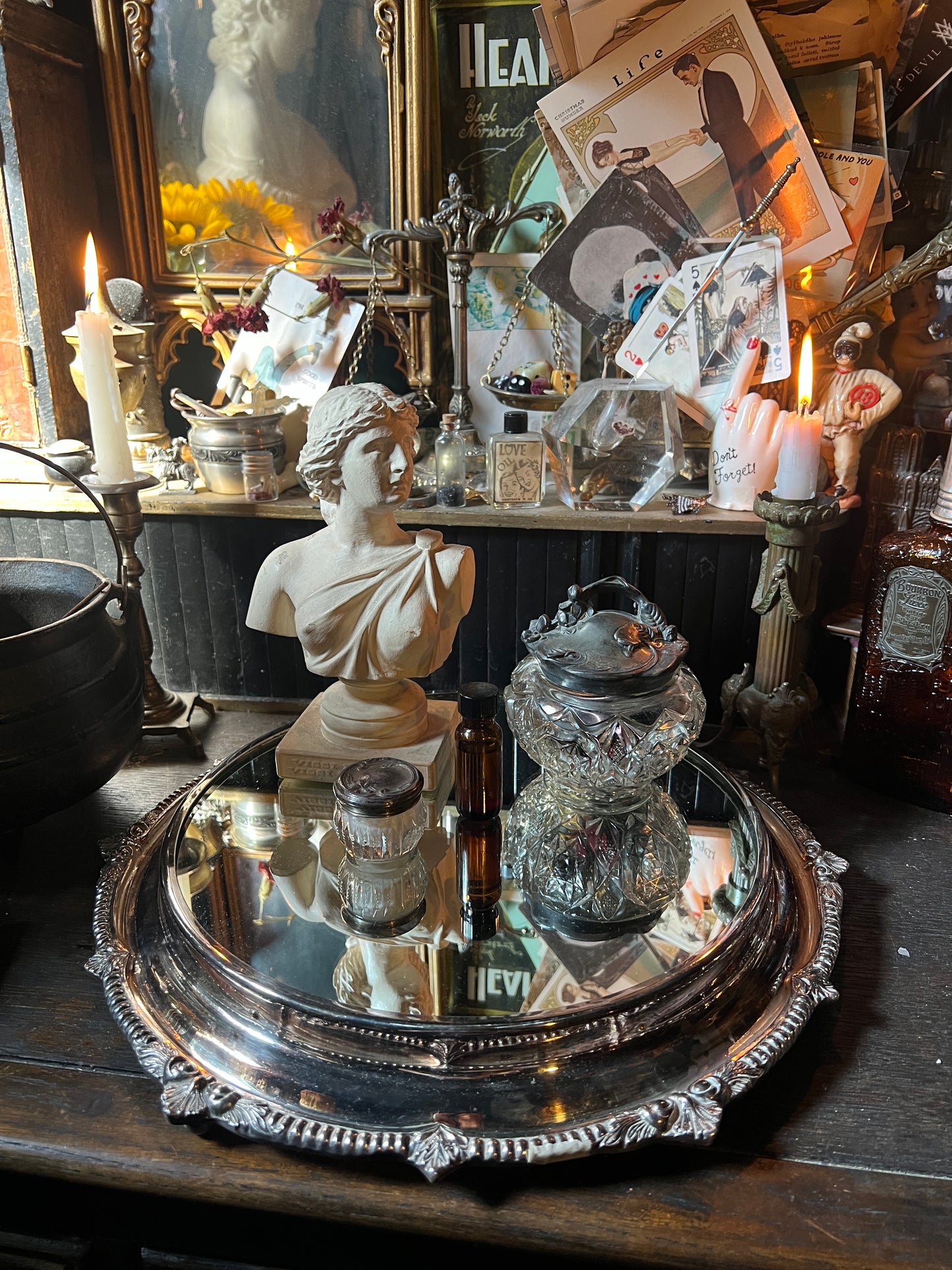 Antique Mirrored Trivet