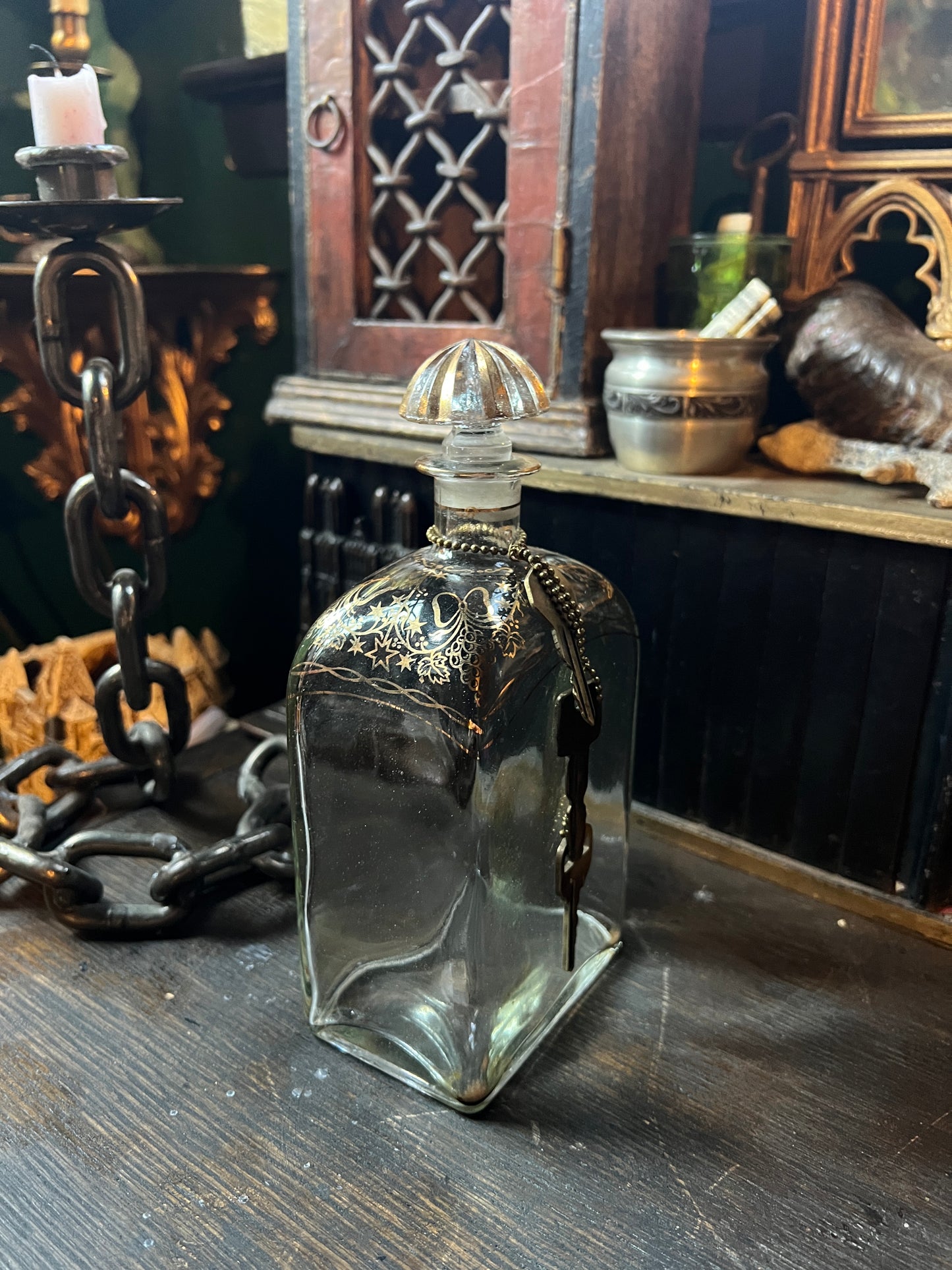 Jerez Spain Decanter with Keys