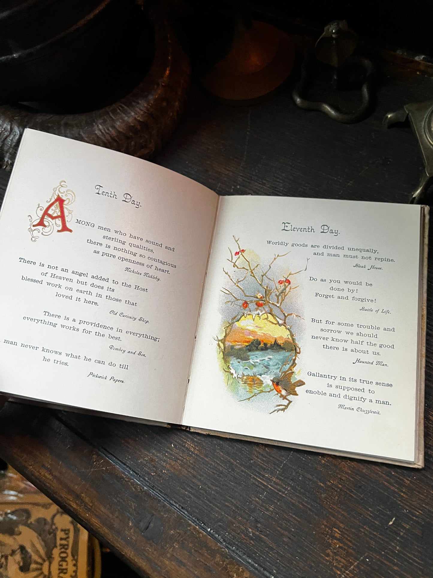 Rare 1898 Holly Berries by Charles Dickens