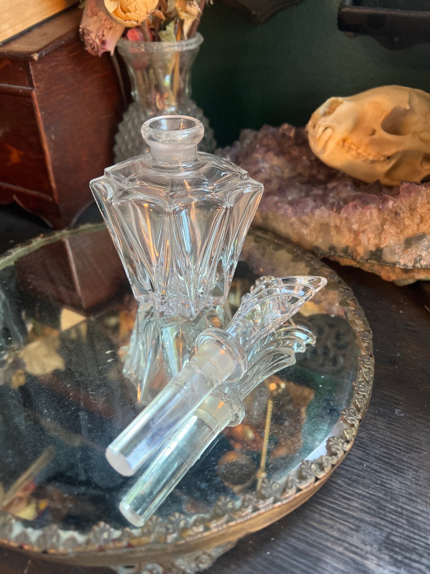 Austrian Crystal Art Deco Perfume Bottle