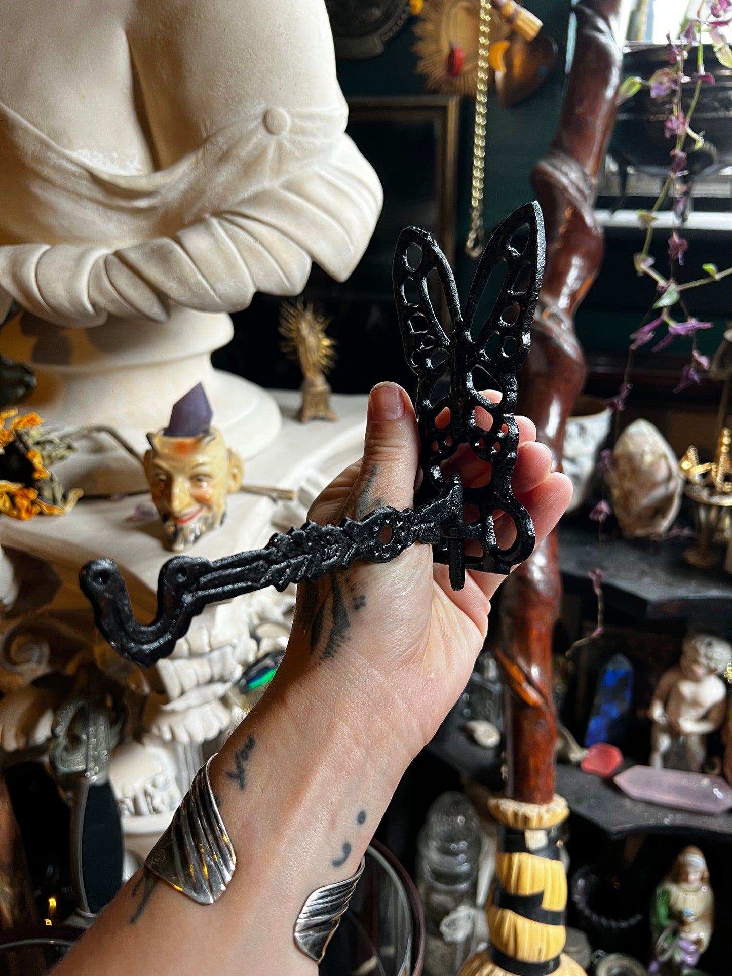 Cast Iron Butterfly Wall Hook