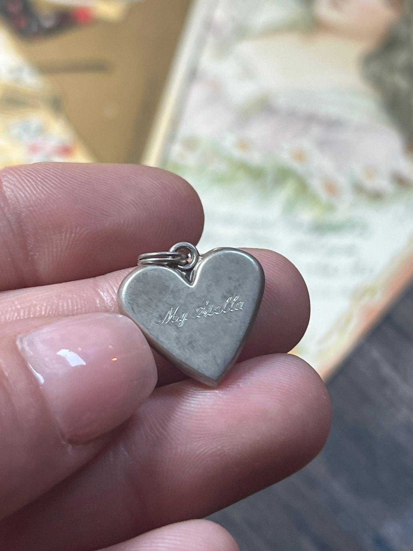 ‘My Stella’ Sterling Silver Heart Pendant