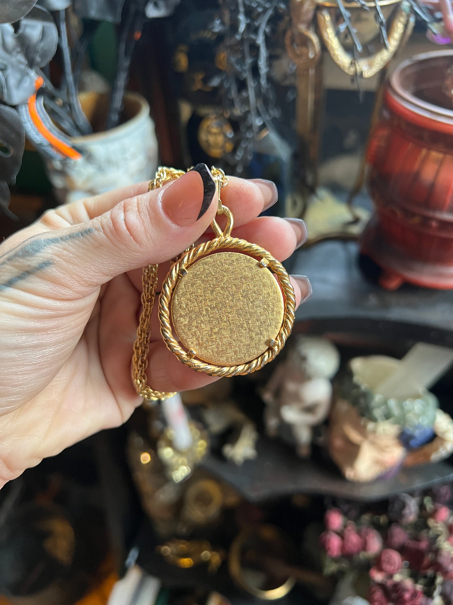 Capricorn Zodiac Coin Necklace