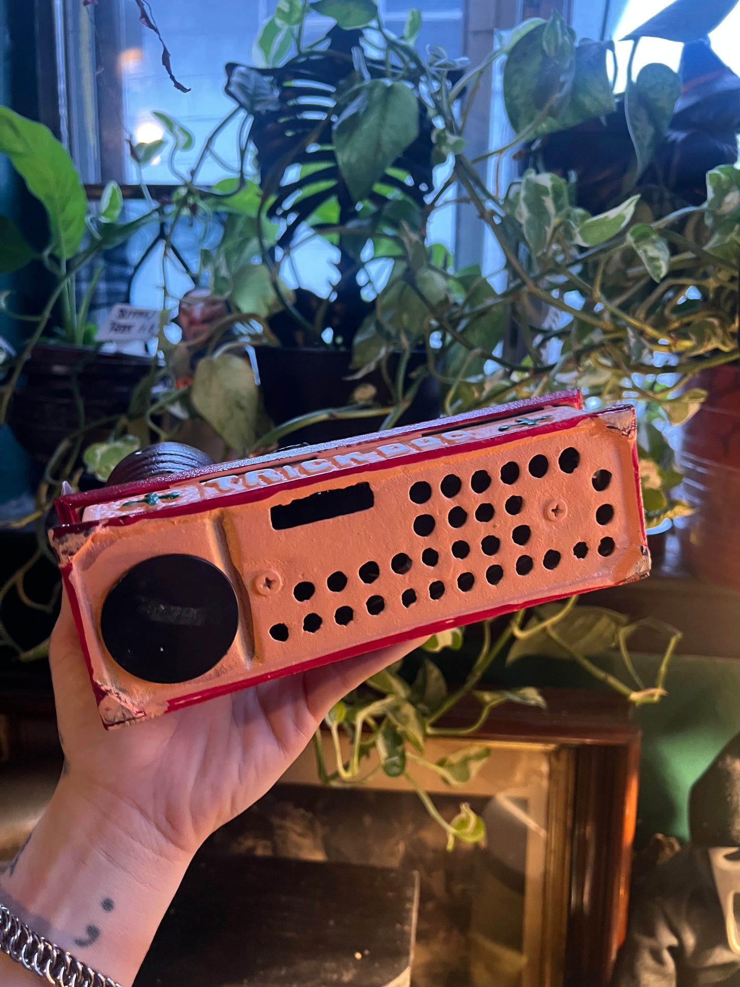 Cast Iron “Trick Dog” Mechanical Coin Bank