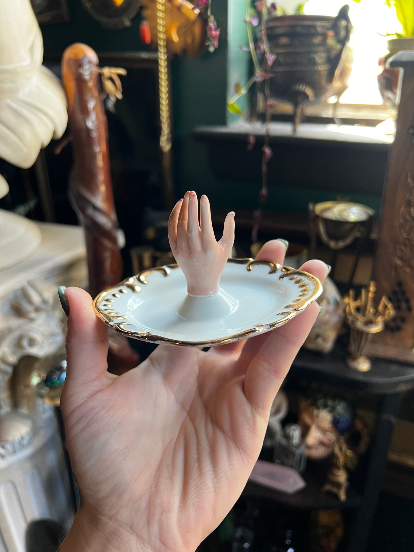 Porcelain Hand Ring Dish