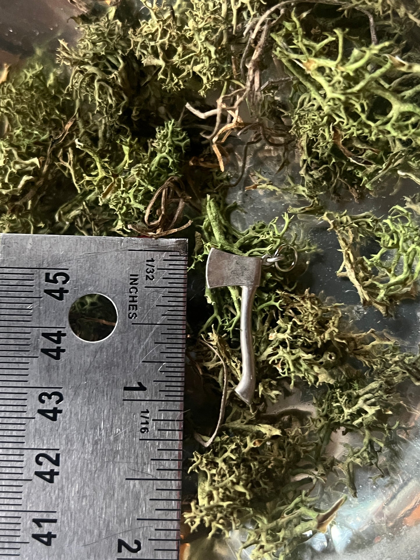 Sterling Axe Charm