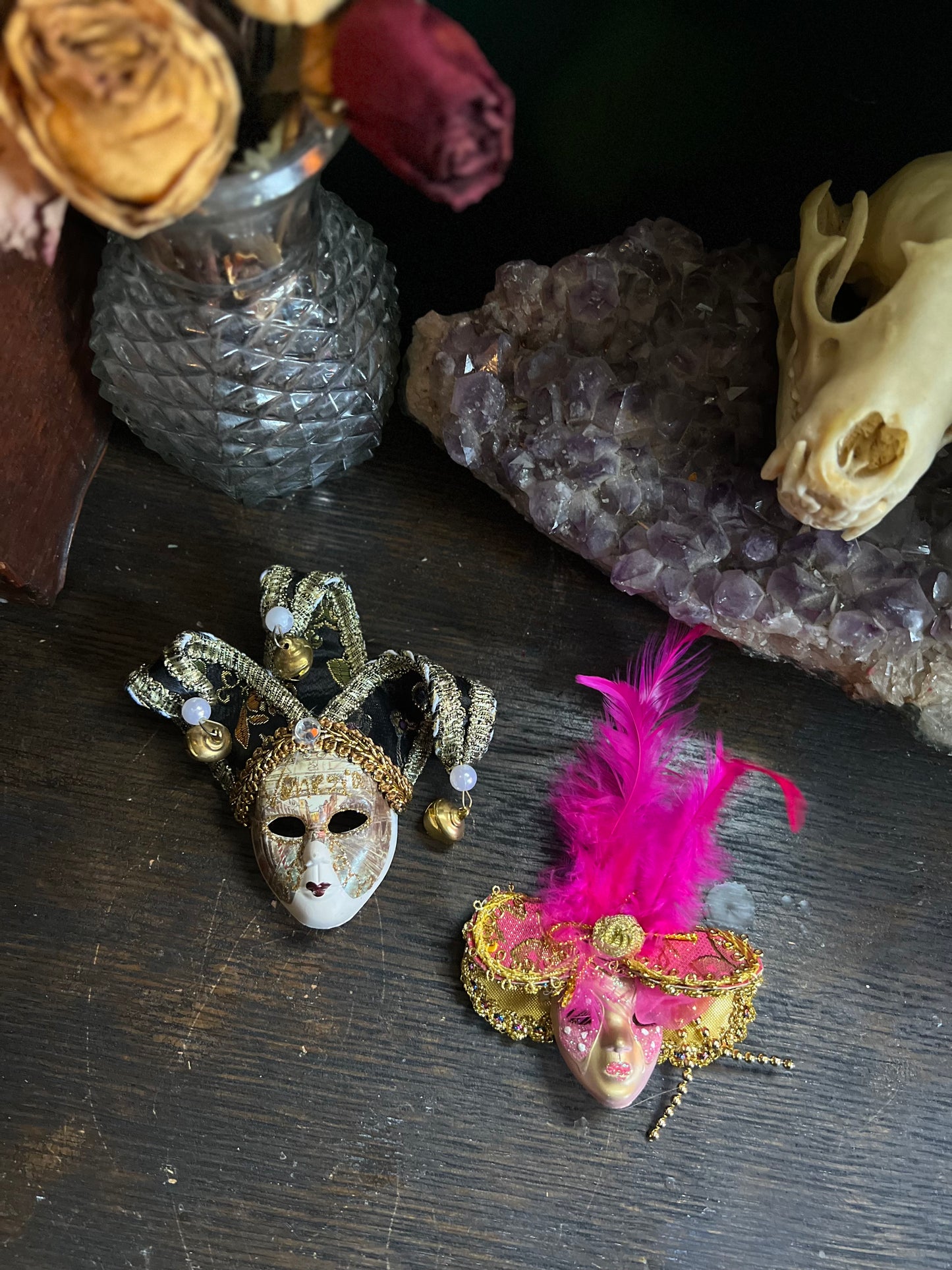 Venetian Masquerade Mask Ornaments/Magnets