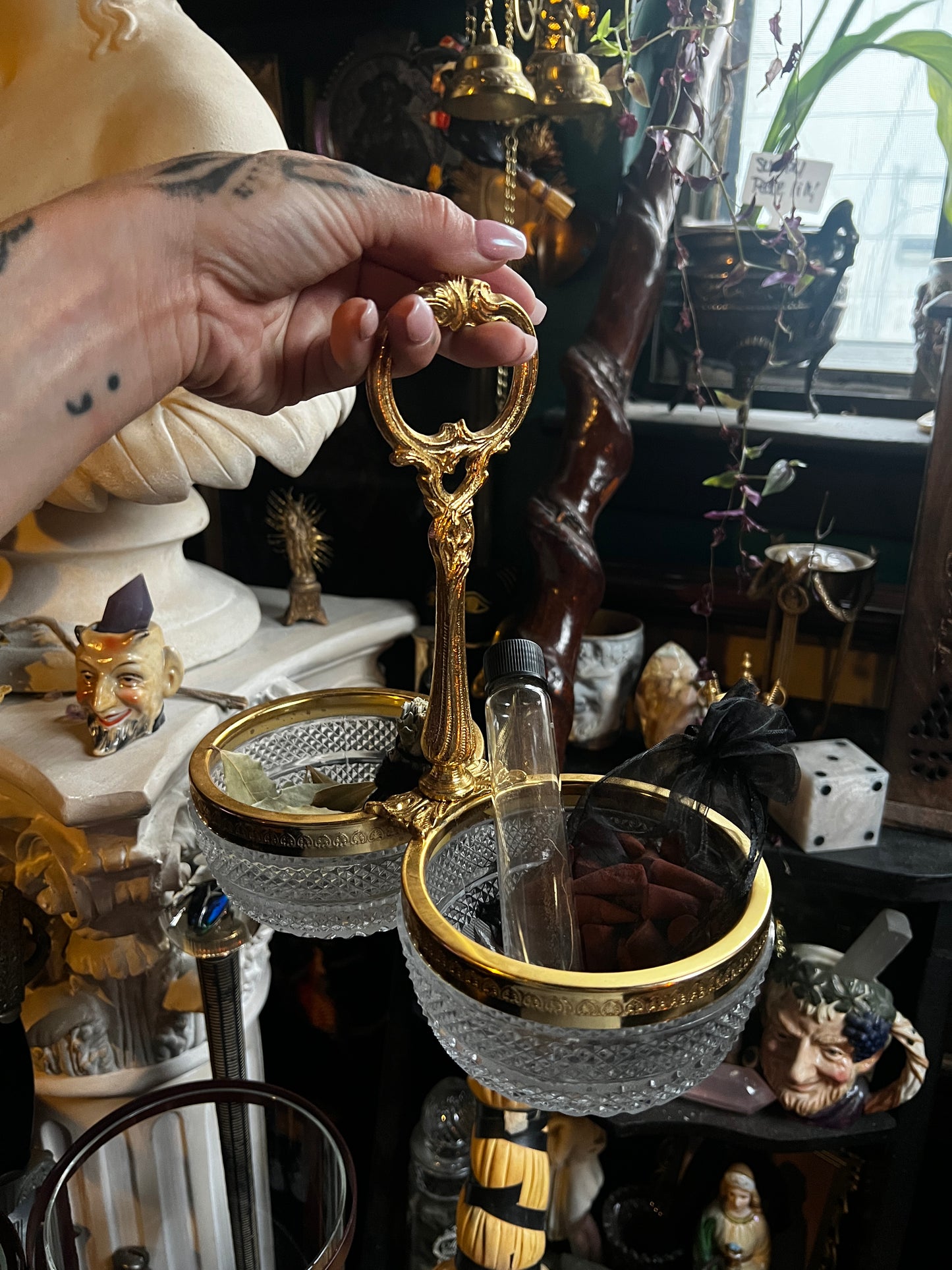 Dual Crystal Serving Dish