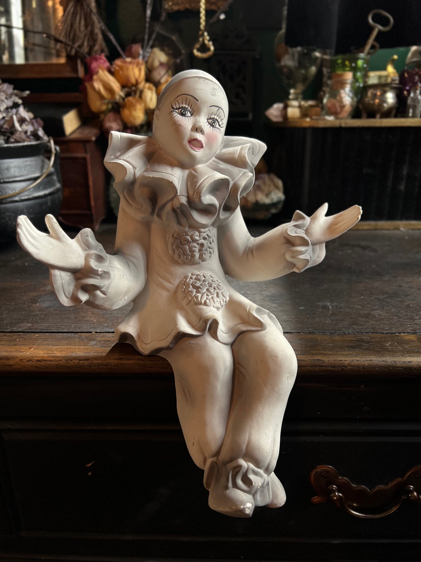 Vintage Shelf Sitting Clown