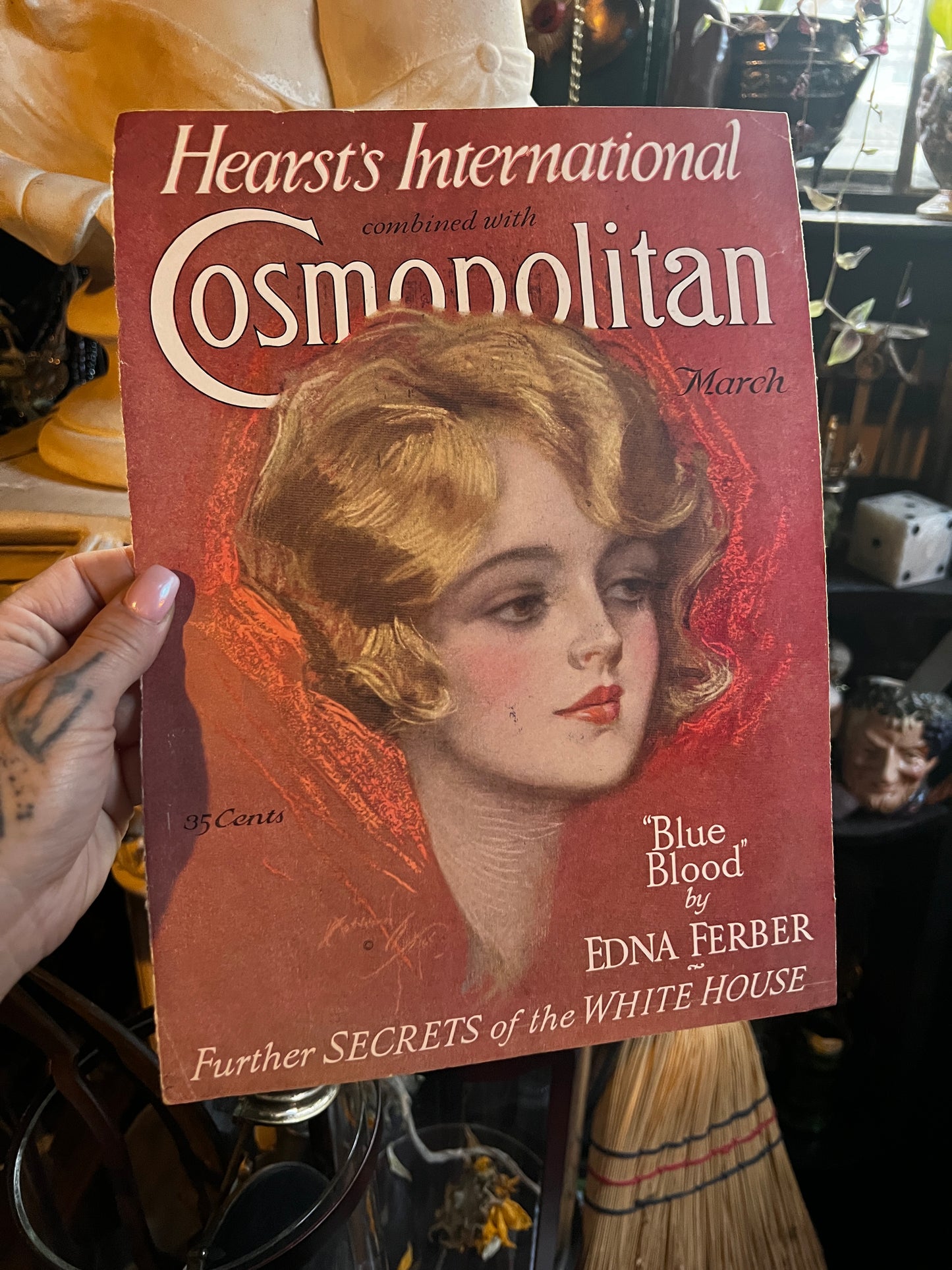 1927 Cosmopolitan March Magazine Cover