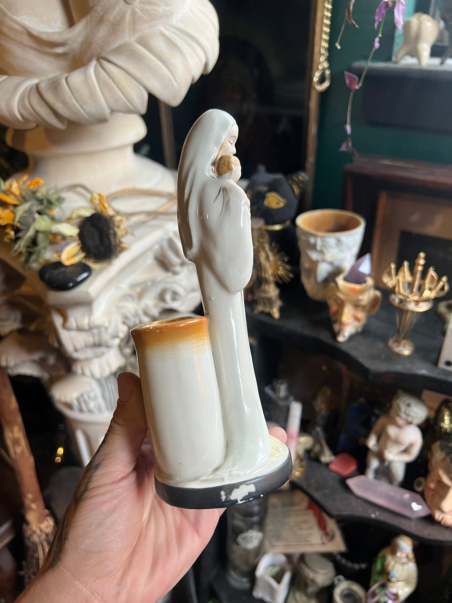 Madonna & Child Planter