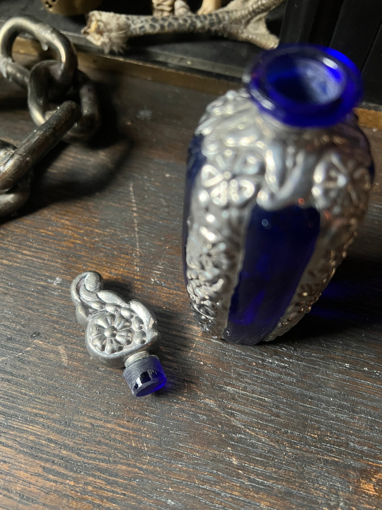 Silvestri Cobalt Blue Perfume Bottle