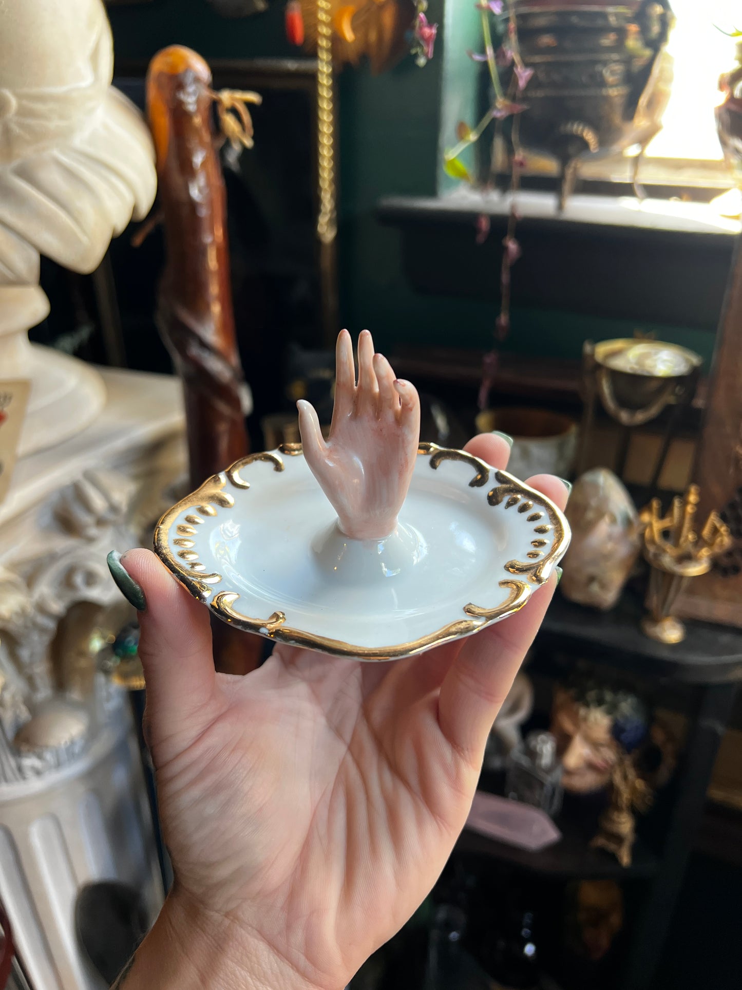 Porcelain Hand Ring Dish