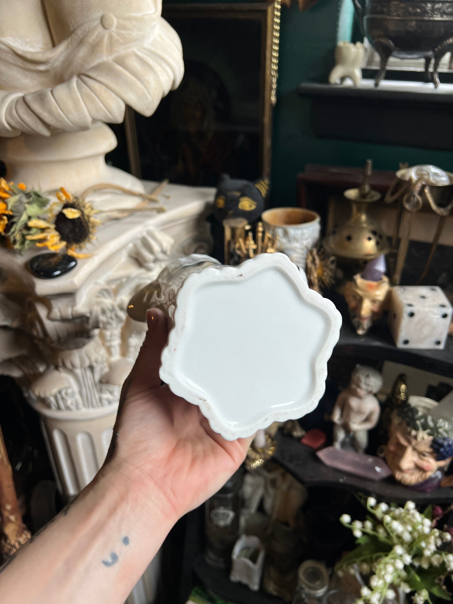 Victorian Lady Porcelain Pitcher