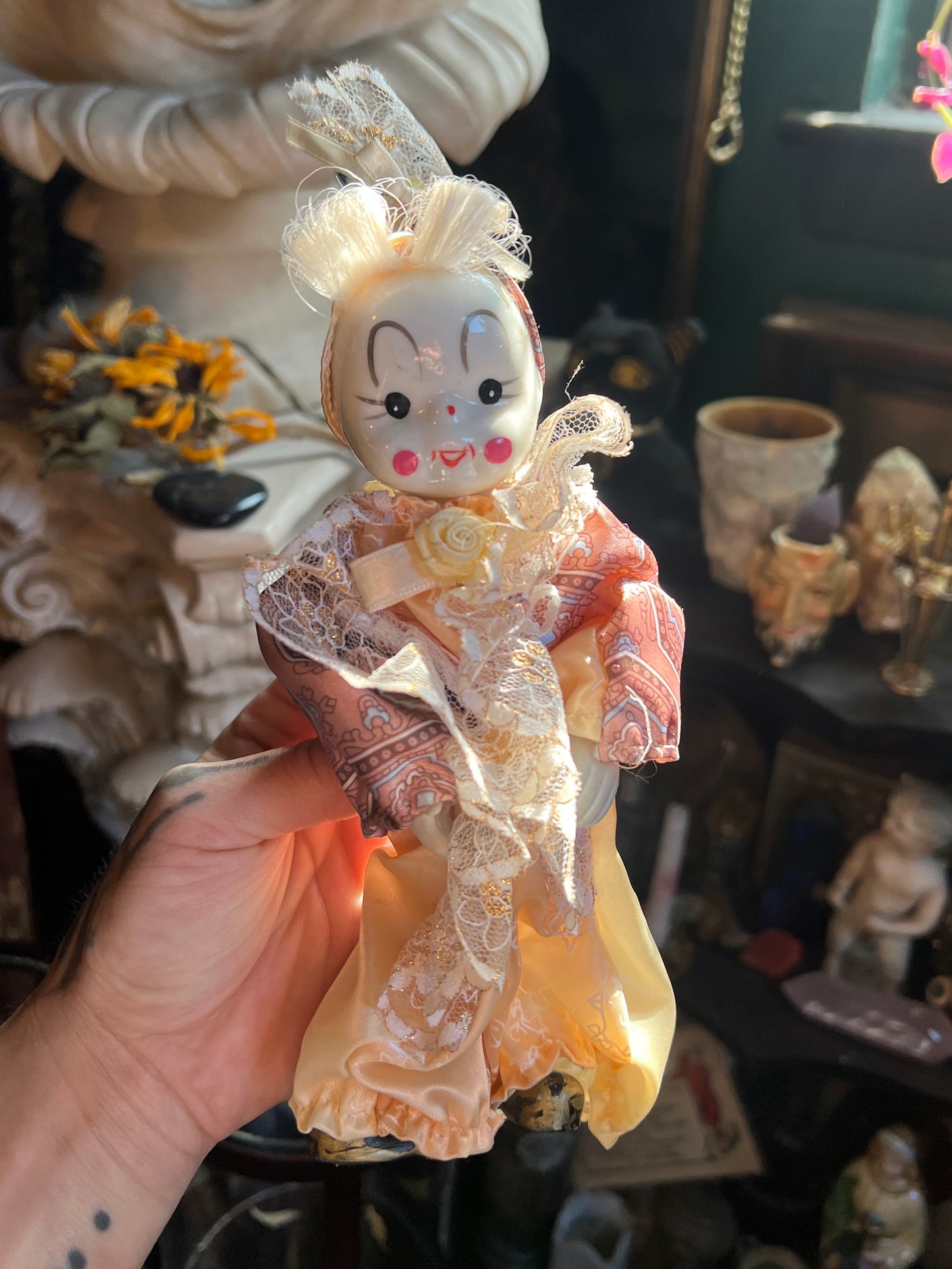 1980s Hand Painted Clown