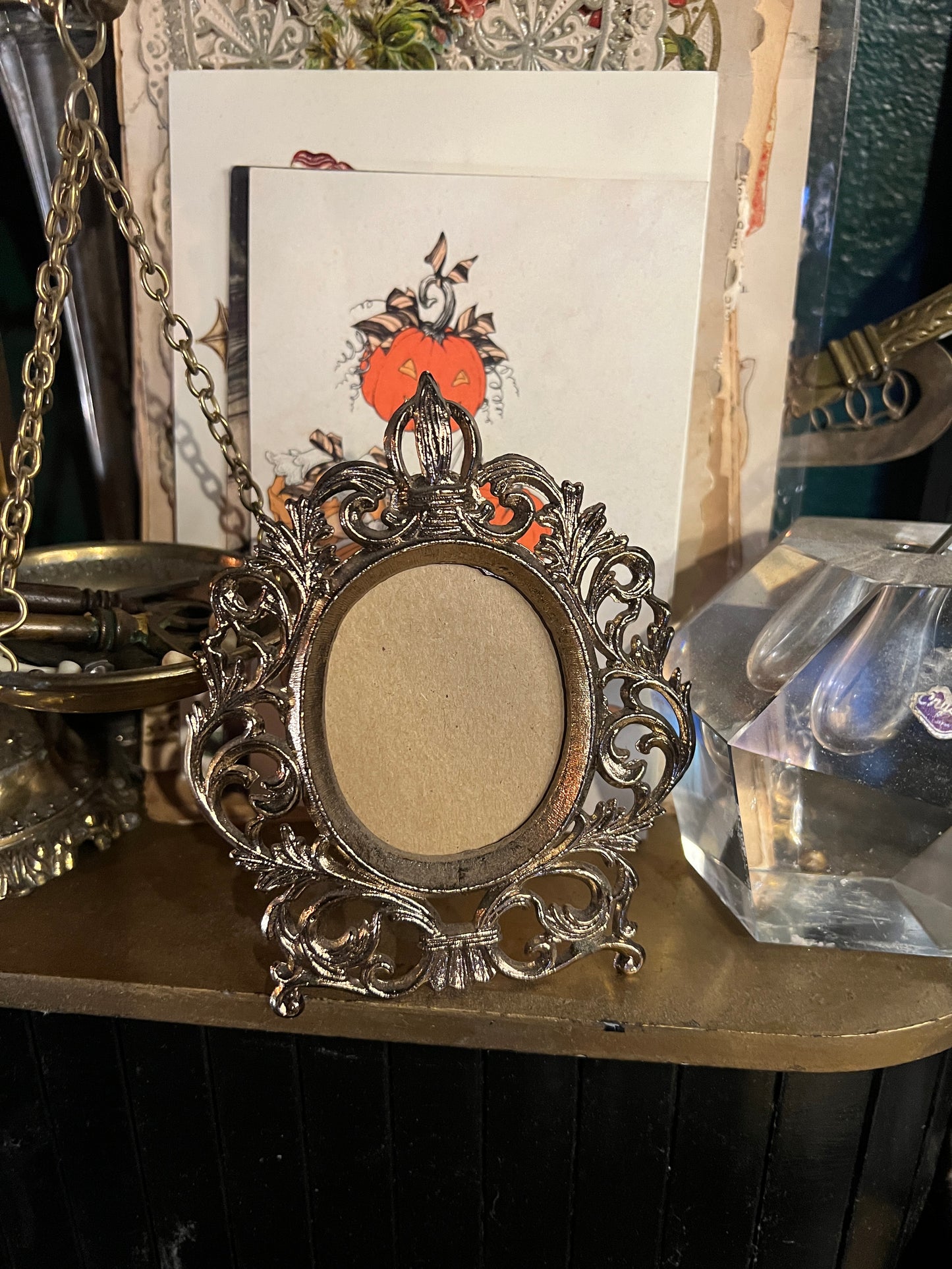 Miniature Gold Ornate Frame