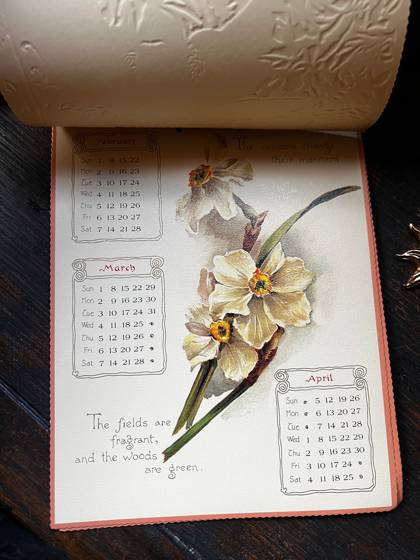 The Shakespeare 1987 Victorian Paper Calender