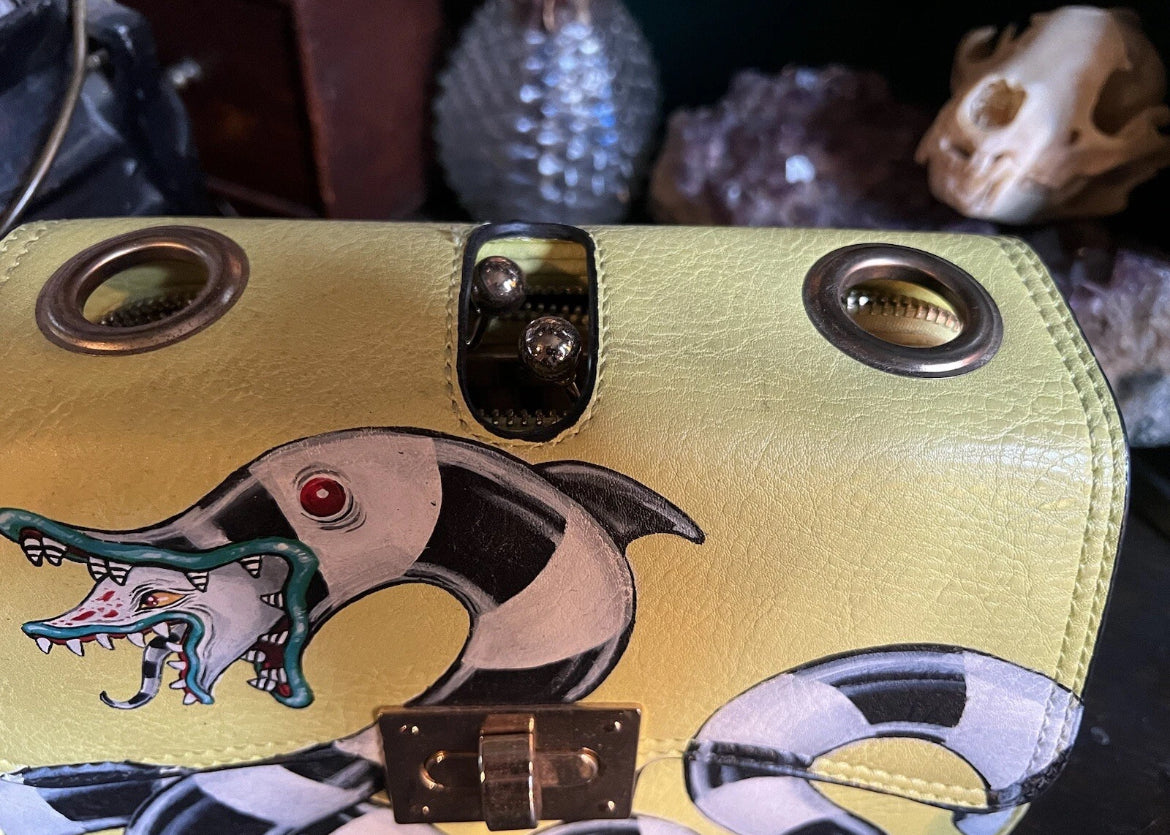 All Drawn Beetlejuice Shoulder Bag