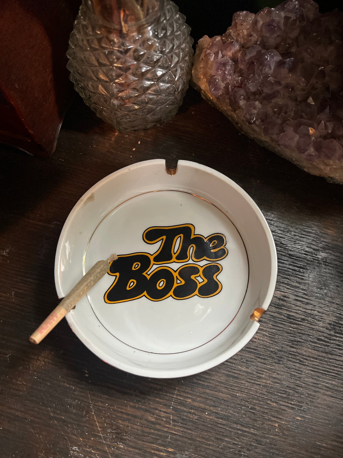 Vintage The Boss Ashtray