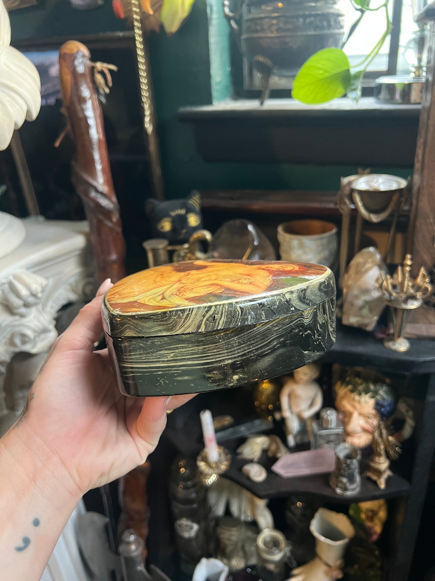 Dante Gabriel Rossetti Heart Trinket Box