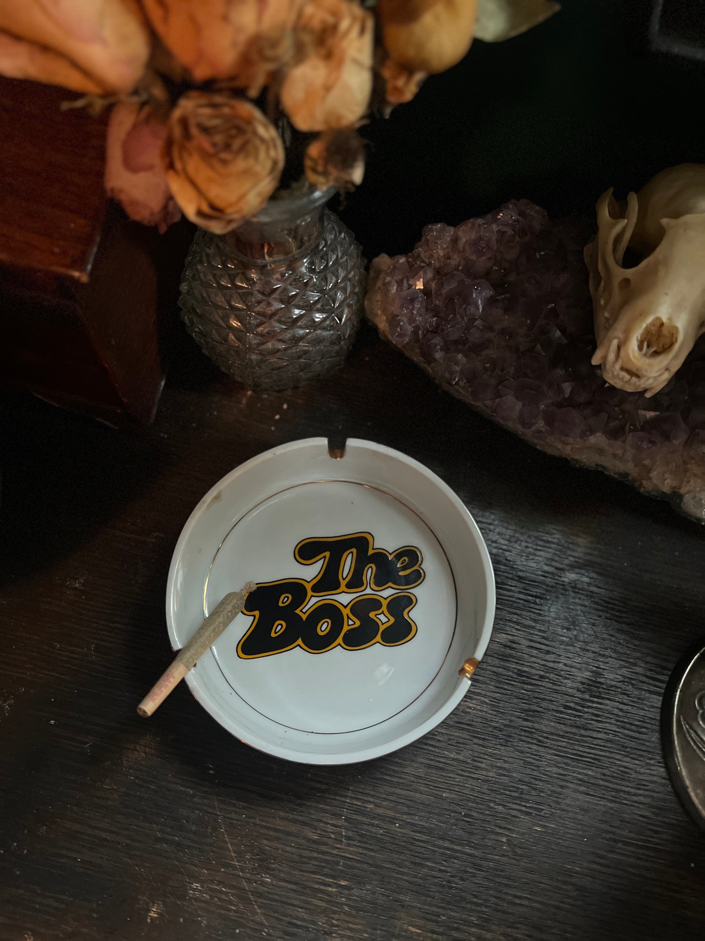 Vintage The Boss Ashtray