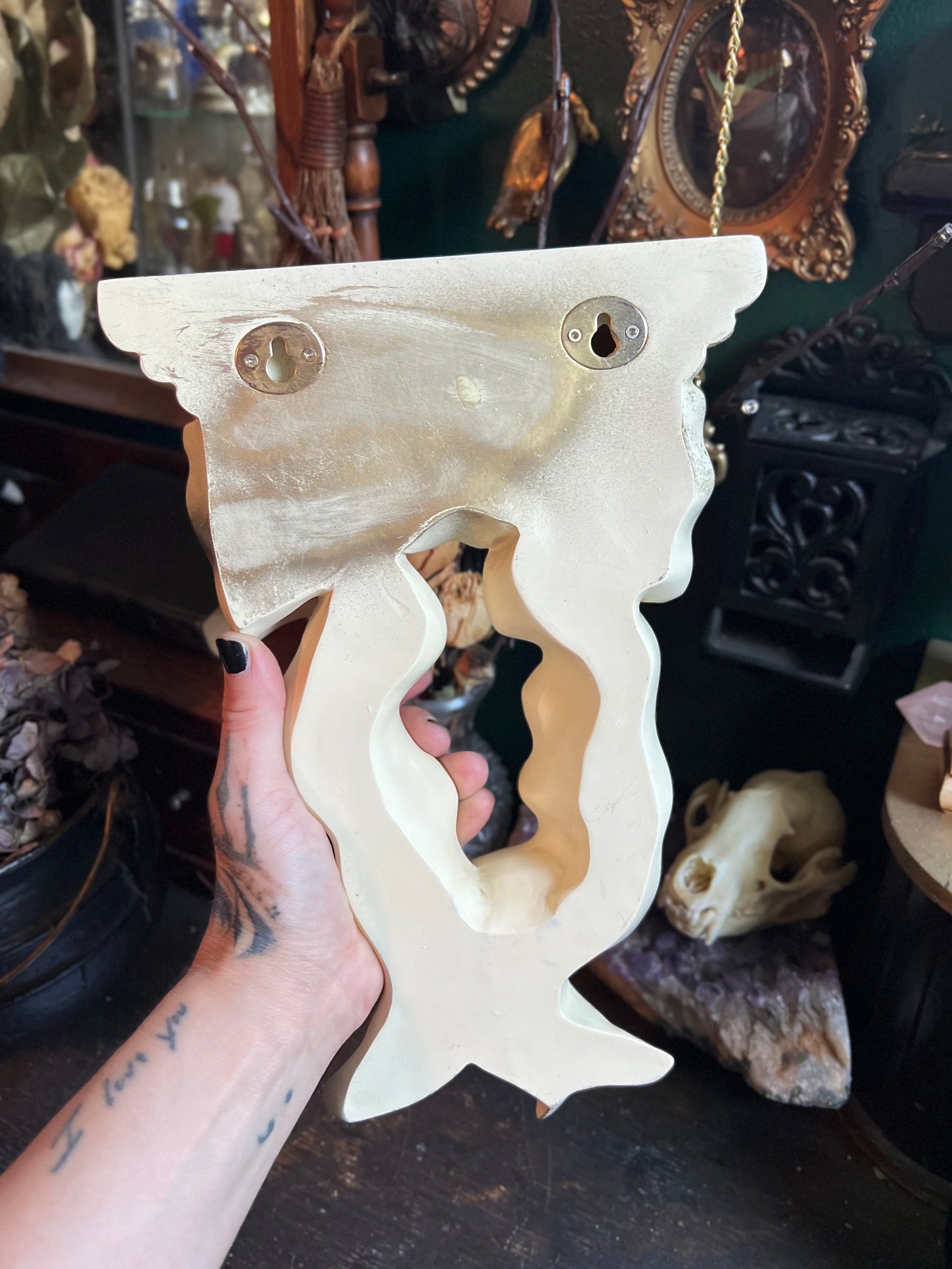 Victorian Bow Sconce Shelf