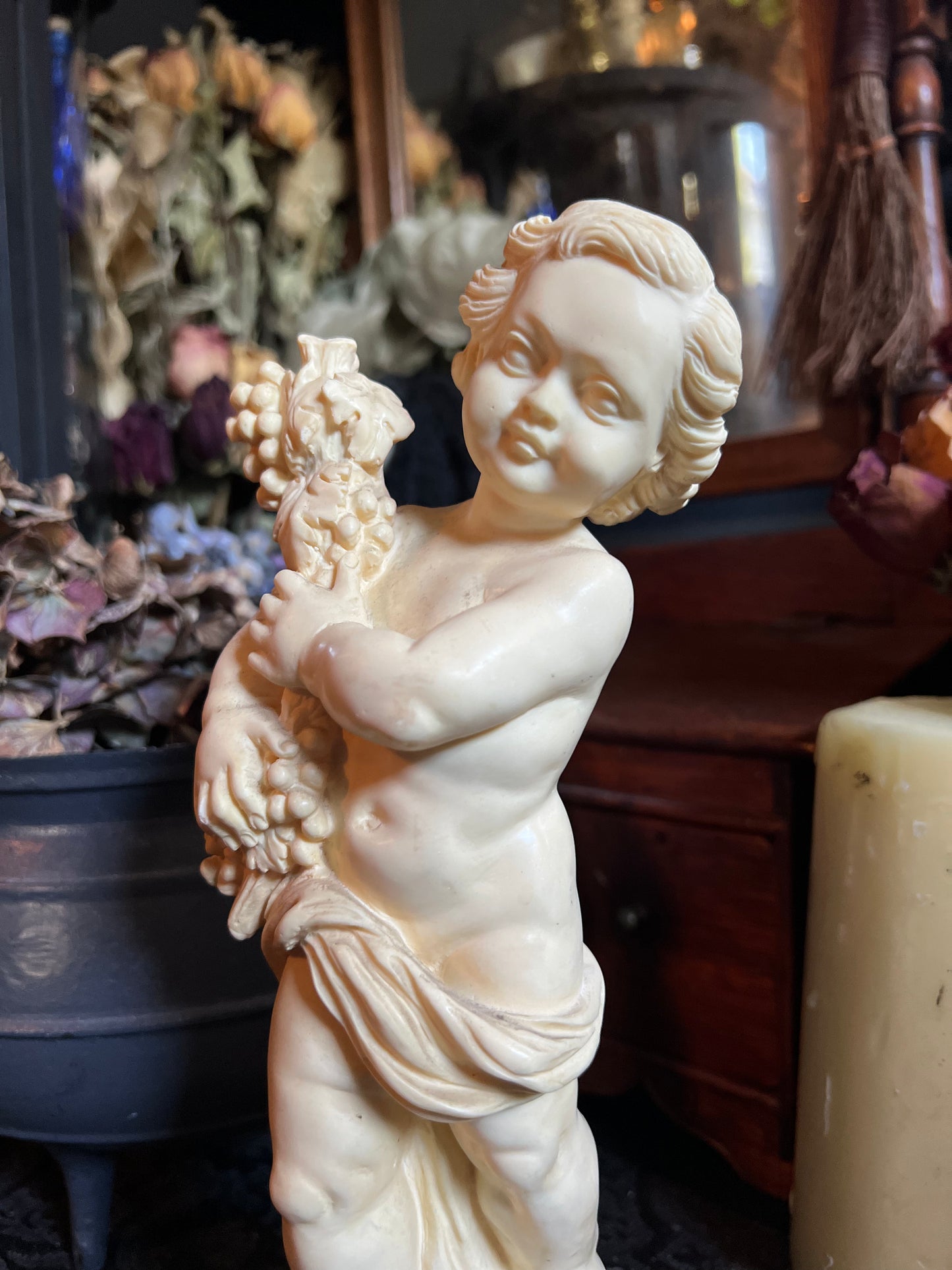 Italian Cherub Statue Ruggeri