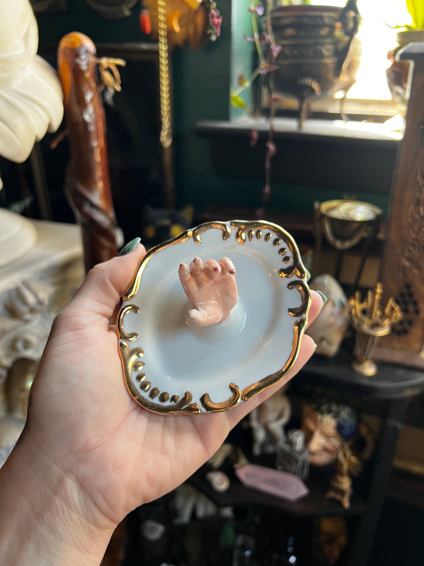 Porcelain Hand Ring Dish