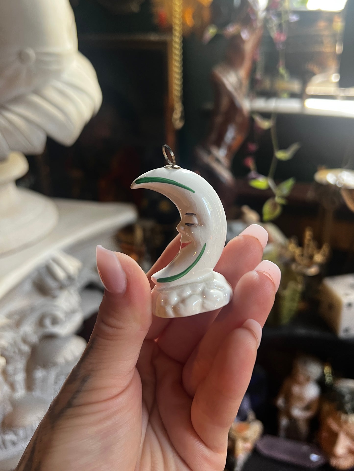 Goebel Germany Crescent Moon Ornament